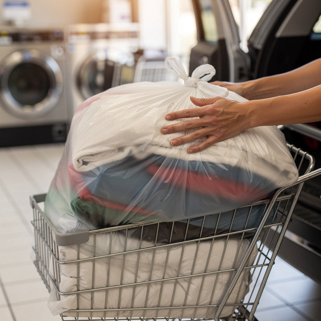 T's Launderland Coin Laundry bulk laundry pick-up and delivery service for San Diego residents with large loads